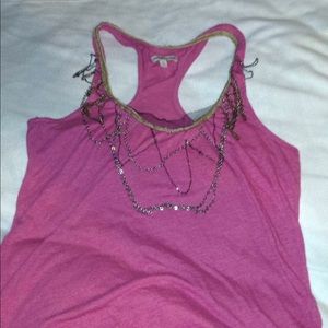 Pink tank top size M
